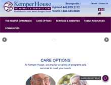 Tablet Screenshot of kemperhouse.com